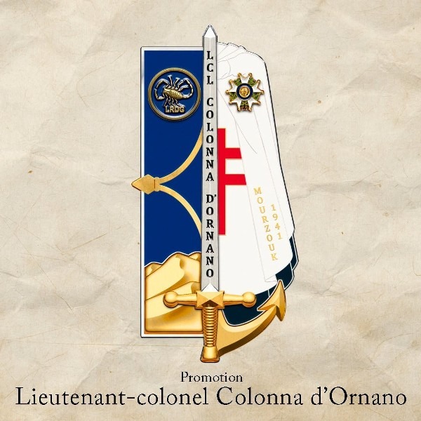 65e promotion EMIA - Lieutenant-colonel Collona d'Ornano