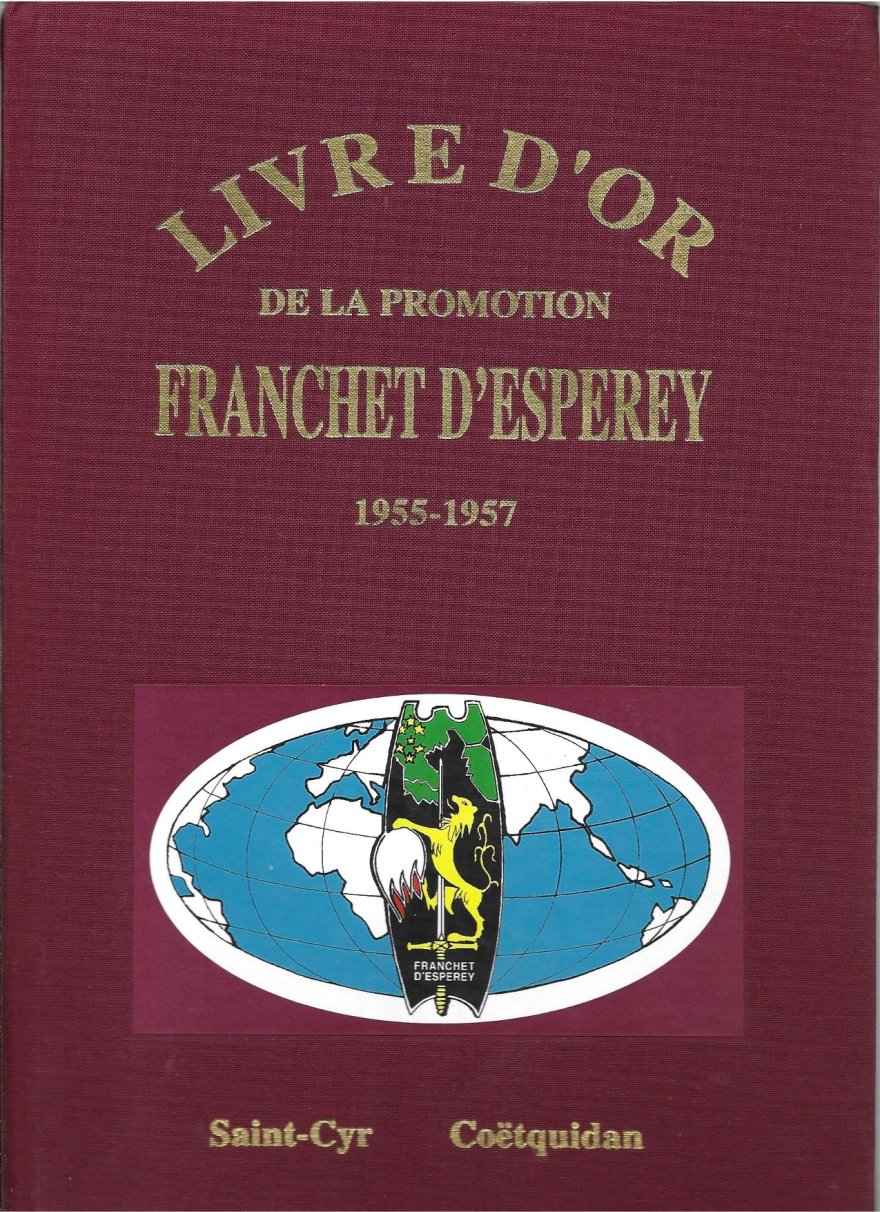 Livre d'Or Promotion Franchet d'Esperey